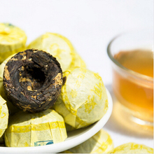Mini Pu’Er Chrysanthemum Raw Tea Weight Loss Products hinese Yunnan Ripe Puerh China Health Care Pu Erh