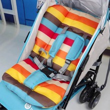 Liner Car Seat Pad Waterproof Padding Pram Rainbow Baby Kids Stroller Cushion Free Shipping
