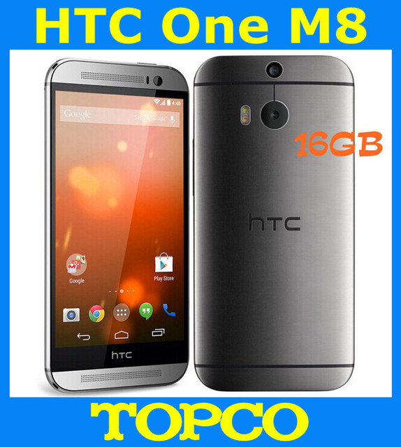 Оригинальный HTC One M8 16 ГБ Разблокирована GSM 3 Г и 4 Г Android четырехъядерный процессор ОЗУ 2 ГБ мобильный Телефон 5.0 "WIFI GPS 4MP 3 камеры dropshipping