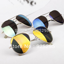 Hot Sale Summer Style Women Sunglasses Metal Frame Reflective Eyewear Spectacles Colorful Lens Gafas De Sol