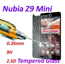 0.26mm 9H Tempered Glass screen protector phone cases 2.5D protective film For ZTE Nubia Z9 mini 5.0inch