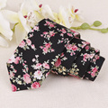 Casual Business Suits Vestidos Cravats Classic Mens Cotton Floral Necktie Tie For Wedding Slim Jacquard Narrow