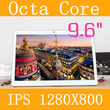 9.6″ Tablet PC 3g 4g tablet Octa Core 1280 * 800 ips 5.0mp 4g/128gb keyboard android 5.1 gps bluetooth Dual sim card Phone Call