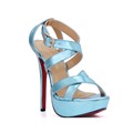 2016 women new fashion gladiator sexy ultra highs heel sandals cross strap platform rome party wedding