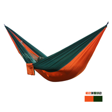 Outdoors Parachute camping Hammock tent Swing hamaca hamac kamp hangmat Travel survival Double multifunctional Orange hamak