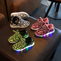 new 2016 fashion Basket Led Children Shoes With Light Up Kids Casual Boys Girls Luminous Sneakers