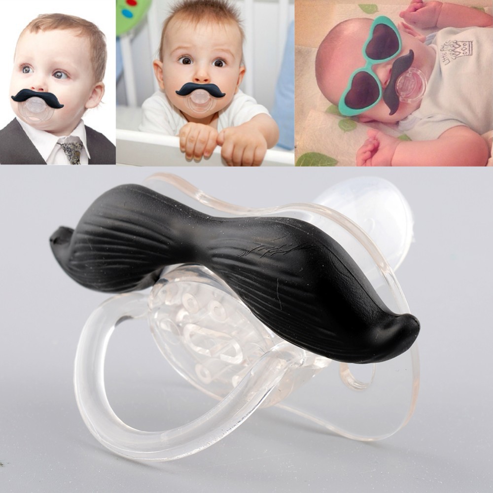 New-Arrival-Hot-Funny-Black-Infant-Baby-Kid-Child-Pacifier-Orthodontic-Nipples-Dummy-Mustache-Beard