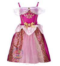 Kids girls Cosplay Costume Sleeping Princess Party Performances Dress Girl Movie cosplay costume cinderela Princess fancy Dress