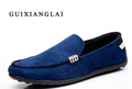 Fashion Loafers Men Shoes Slip On Men s Leisure Flat Shoes Male Breathable Moccasin Flats Suede