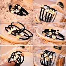 10 Pcs Fashion Girl Elastic Hair Rubber Band Rope Scrunchie Ponytail Holder Bands