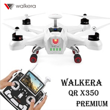 Walkera QR X350 Premium Dual-Navigation 5.8G FPV Drone Helicoper RC Quadcopter With Camera Fisheye Devo F12E EMS Free shipping