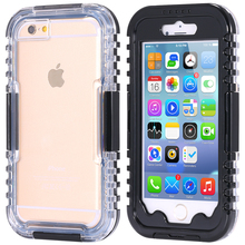 4S 5S Waterproof Case Swimming Diving Cover Pouch for iPhone 4 4S 5 5S Clear Transparent