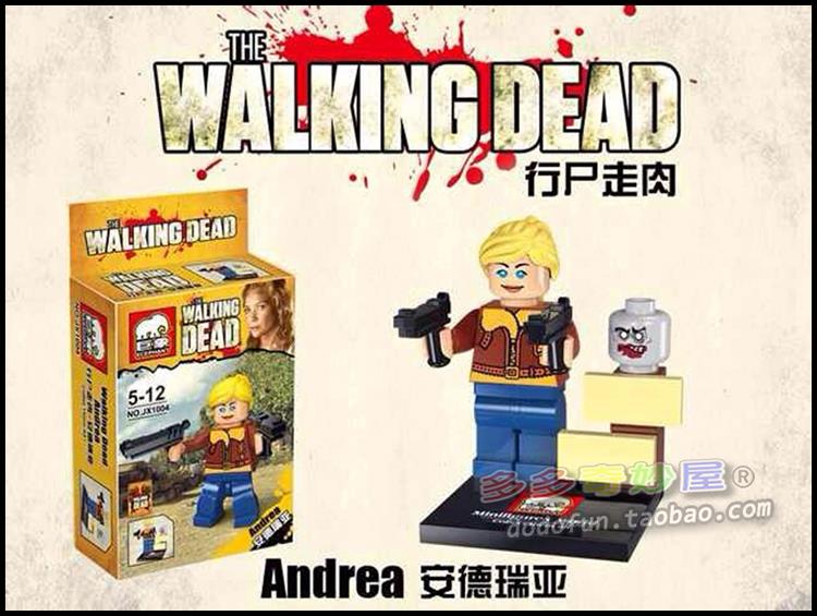 walking dead lego minifigures