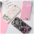 Victoria Lace Case For iPhone 7 7Plus Secret Letter Case For iPhone 6 6s Plus Soft