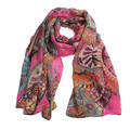 Modern Fashion Design 150cm 63cm lady Chiffon Scarves Women Silk Long Soft Shawl Printed Scarf clothes