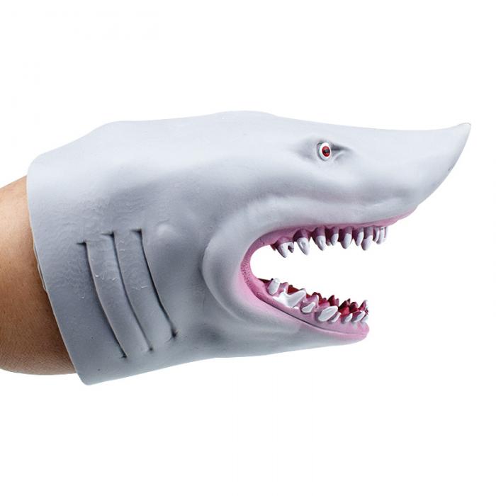 Shark Hand Puppet Stretchy Cake Topper TPR 