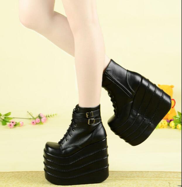 cheap goth platform shoes