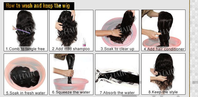 7.how to wash wig