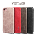 Brand X Level Case For iPhone 7 7 Plus Ultra thin Vintage Classic PU Leather Back