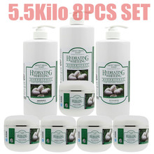 8PCS Set 5.5Kilo Silk Collagen Moisturizing Whitening Rejuvenation Toner+Massage Cream+Dead Skin Remove Gel+ Facial Mask ETC