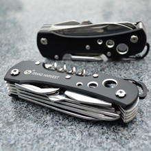 карманный ножик мультитул раскладной нож Stainless Steel Multi Functional Knife Folding Surviva Knife Multi Tool Outdoor Camping Hunting Military Knife Free shipping