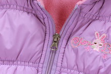 Free shipping 2015 Winter Spring children clothing waistcoat cute rabbit sleeveless girls Hooded thicken Vest kids