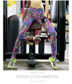 Women printed sport pant sexy yoga leggings High Waist Tights female Stretched Leggings Gym Fitness Running