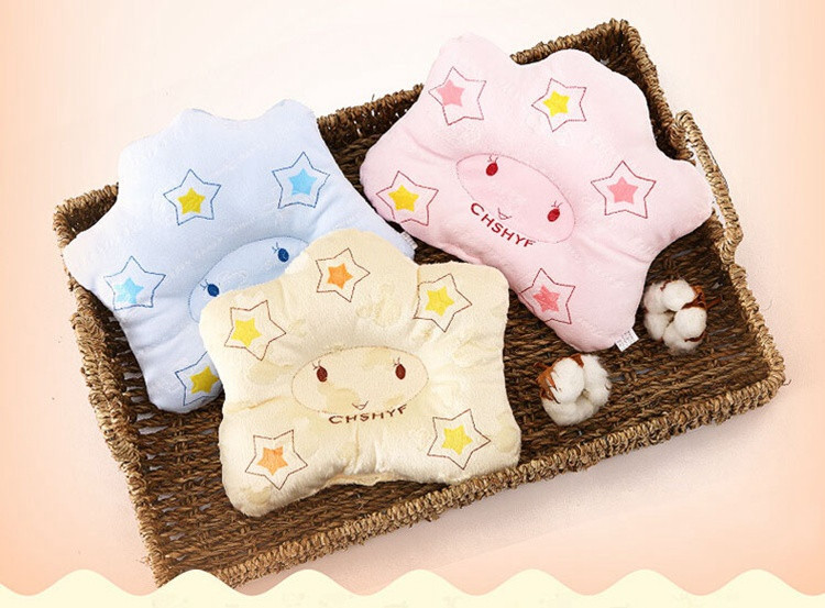 Comfort Star Baby Pillow Prevent Flat Head Ergonomics Cotton Newborn Sleeping Baby Bedding Pillow Kids Kawaii Nursing Pillow (5)