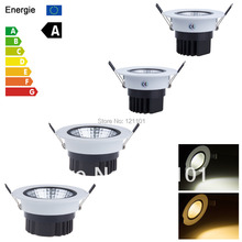 new Dimmable Recessed led downlight cob 6W 9W 12W 15W dimming LED Spot light led ceiling lamp AC 110V 220Vfree shipping