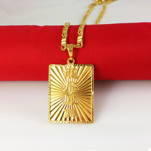 New arrival fashion style jewelry 24K yellow gold plated long necklace dragon pendant necklace pendant fashion