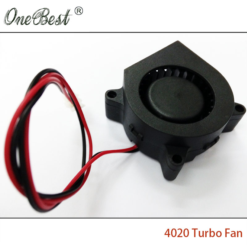 10Pcs DIY Parts 4020 cooling fan 12V 0 05A Turbo fan for 3D printer accessories 40x40x20mm