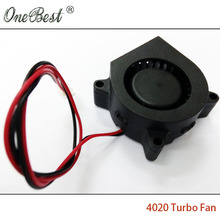 10Pcs DIY Parts 4020 cooling fan 12V 0.05A Turbo fan for 3D printer accessories 40x40x20mm(40*40*20mm) turbo blowe free shipping