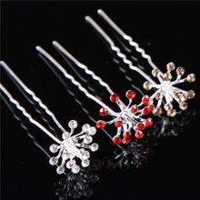 120pcs Lot Snowflake Hair Pins