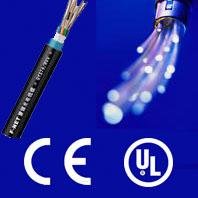 Waterproof glass optical fiber cable with CE and ISO