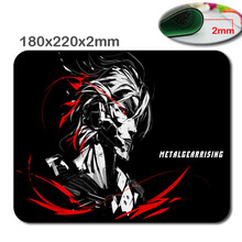 Quick printing Vendita calda di prezzi bassi videogiochi opere arte metal gear rising ottico mouse pad/mouse per notebook pad
