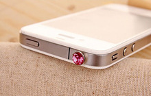 3 5mm Diamond Earphone Dustproof Plug Headset Jack Dust Plug For Iphone For Samsung xiaomi Mobile