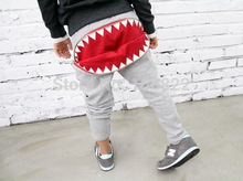Kids Baby Boy Girls Zipper Design Loose Harem Pants Sport Trousers Size 2-7Y