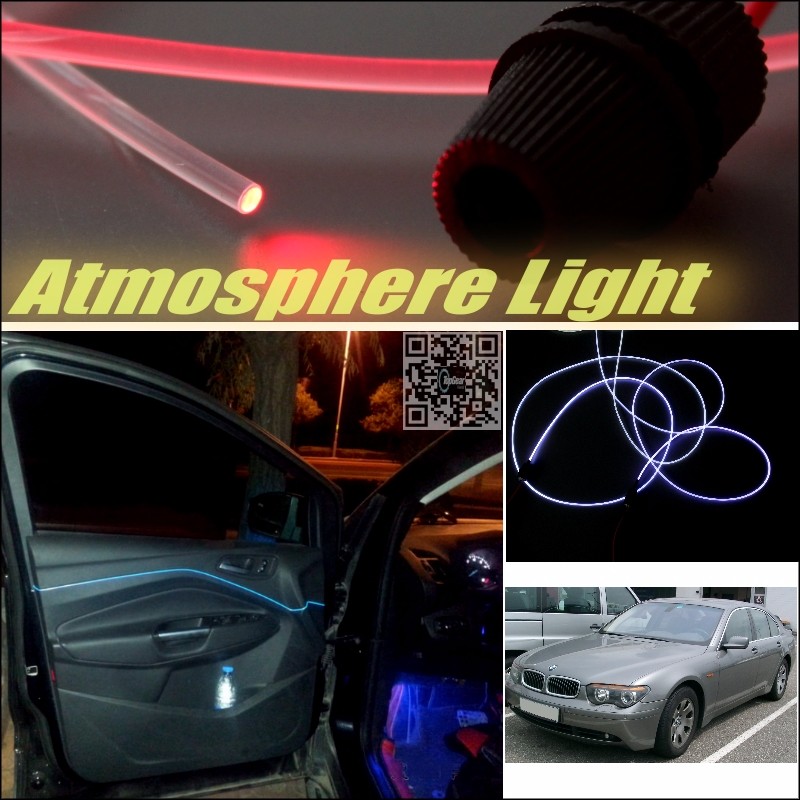 Car Atmosphere Light Fiber Optic Band For BMW 7 E32 E38 E65 E66 E67 E68 Interior Refit No Dizzling Cab Inside DIY Air light