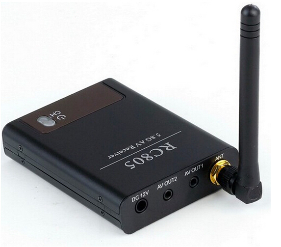 For FPV 5.8Ghz 200mW FPV video and audio sender 2Km range,mini wireless video transmitter and receiver