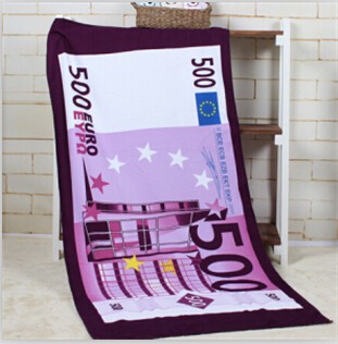 high-quality-70-140cm-Superfine-fiber-towel-print-USD-EUR-Cartoon-Bath-towel-branded-Beach-towels (3)