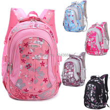 2014 New Floral School Bag Backpack For Teenage Girls Boys Teenagers Cute Trendy Children Backpack Book Bag Student Satchel