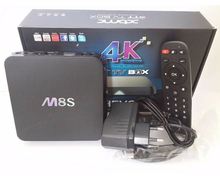 Android M8S XBMC Quad Core Smart IPTV TV Box with Chinese HK Malaysia IPTV APK TVB MBC 1 year APK Built-in 3D*4K TV Box