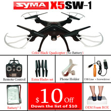 Cheerwing SYMA X5SW X5SW-1 FPV RC Quadcopter Drone with WIFI Camera HD 2.4G 6-Axis Drones RC Helicopter And Down the list of $10