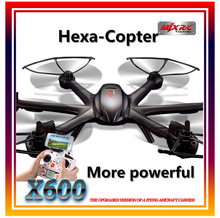 New MJX X600 RC Quadcopter Toy 2.4G 4CH 6-Axis Remote Control FPV WiFi Drone Hexacopter without Camera RC Helicopter UFO 2 Color