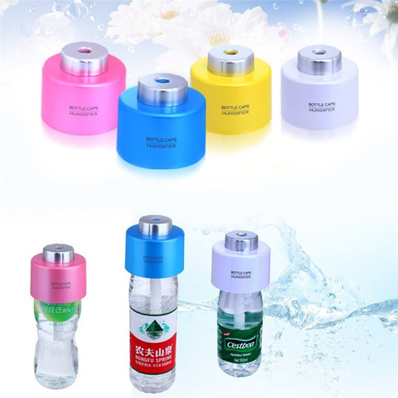 Гаджет  Home deco Humidifier umidificador Mist Maker USB Portable Water Bottle Caps Humidifier Aroma Air Diffuser None Бытовая техника