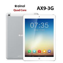 9.7″ Ainol Novo AX9/P97 Quad Core Android 4.2 3G Phone Tablet PC 8GB ROM  WCDMA #63696