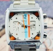 Jargar reloj mecánico reloj personalidad de moda para hombre mens cuadrados comerciales miran j203