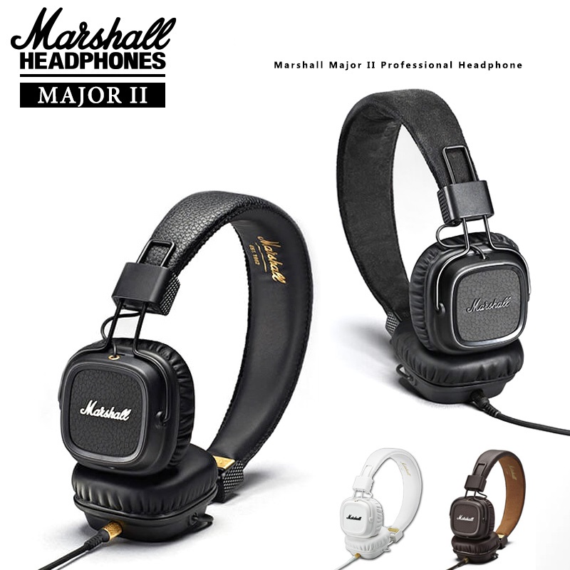 Kết quả hình ảnh cho Tai nghe không dây Marshall Major II Bluetooth Headphones