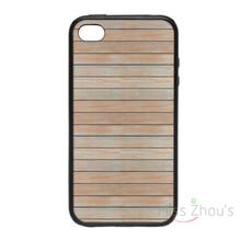 For iphone 4/4s 5/5s 5c SE 6/6s plus ipod touch 4/5/6 back skins mobile cellphone cases cover Wood Decking Pattern Natural