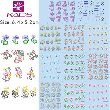 NEW ARRIVAL BLE1258 1268Flower Water Decals Beauty Nail Art Stickers Decoration cheap Nail Sticker Tools